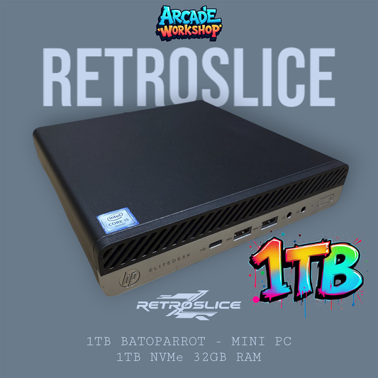 RetroSlice - 1TB Batocera Mini PC - 1TB NVMe 32GB RAM